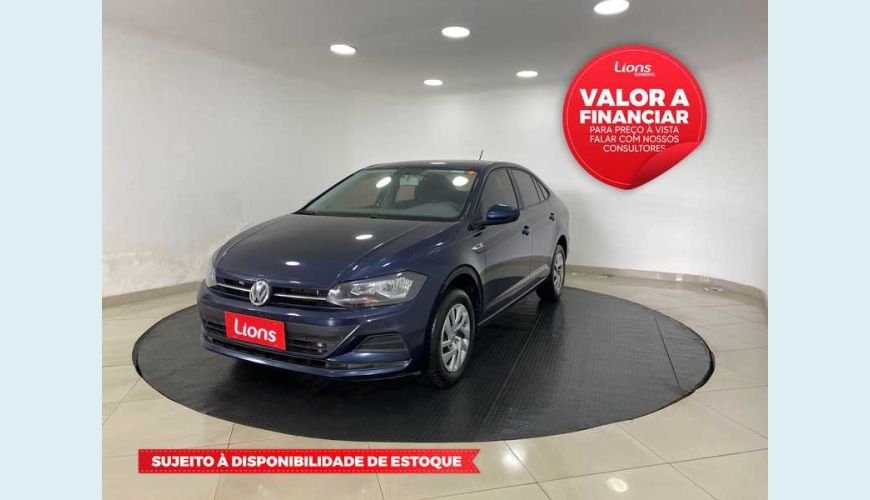 VOLKSWAGEN VIRTUS 1.6 MSI 16V (FLEX) - AZUL - 2018 Foto 1 (Grande)