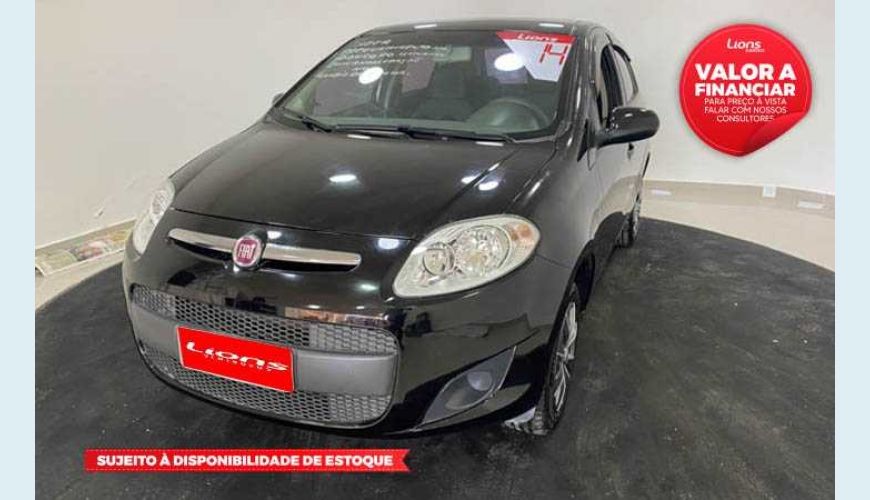 FIAT PALIO ATTRACTIVE 1.0 8V FLEX MANUAL 4P - PRETO - 2014 Foto 1 (Grande)