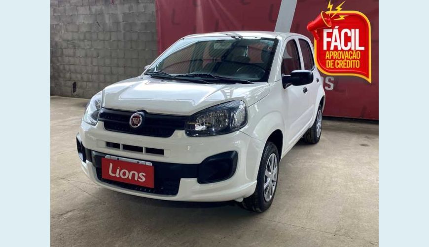 FIAT UNO ATTRACTIVE 1.0 8V (FLEX) 4P - BRANCO - 2020 Foto 1 (Grande)