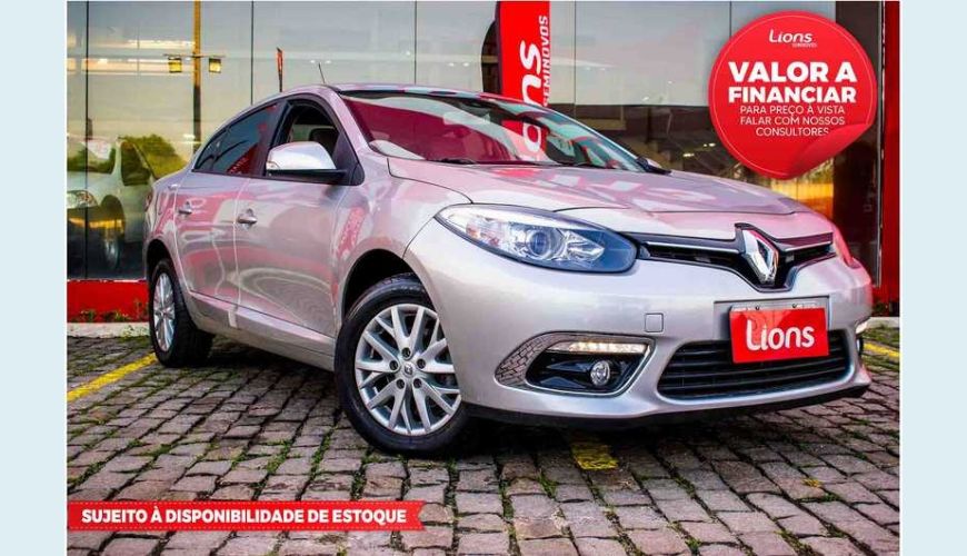 RENAULT FLUENCE 2.0 16V DYNAMIQUE PLUS X-TRONIC (FLEX) - PRATA - 2015 Foto 1 (Grande)