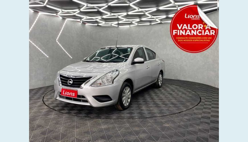 NISSAN NISSAN VERSA 1.0 12V FLEX MANUAL 4P - PRATA - 2019 Foto 1 (Grande)
