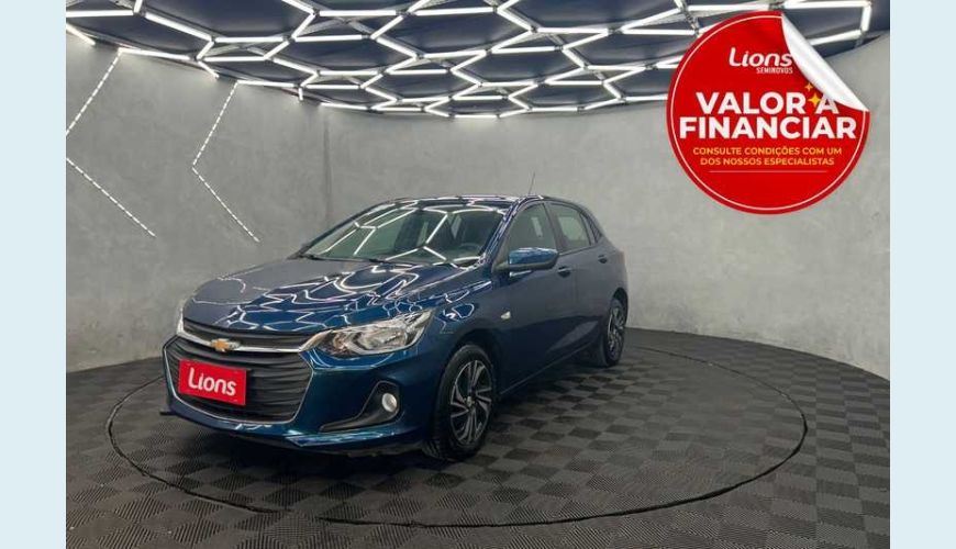 CHEVROLET ONIX LT 1.0 TURBO FLEX MANUAL 4P - AZUL - 2024 Foto 1 (Grande)