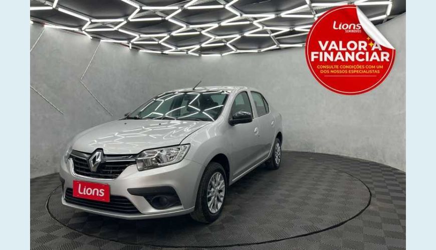 RENAULT LOGAN ZEN 1.0 12V FLEX MANUAL 4P - PRATA - 2023 Foto 1 (Grande)