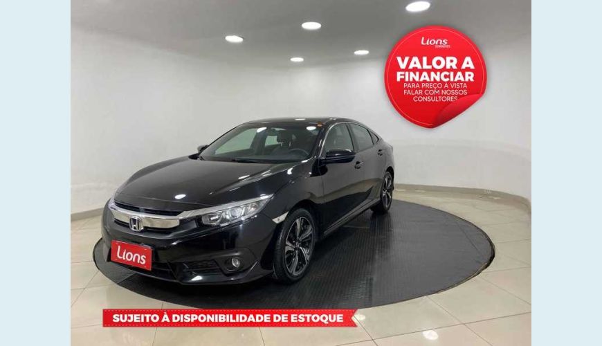 HONDA CIVIC EXL 2.0 I-VTEC FLEX AUT. 4P - PRETO - 2017 Foto 1 (Grande)