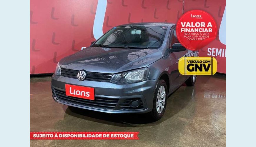 VOLKSWAGEN VOYAGE 1.0 TEC (FLEX) - CINZA - 2014 Foto 1 (Grande)