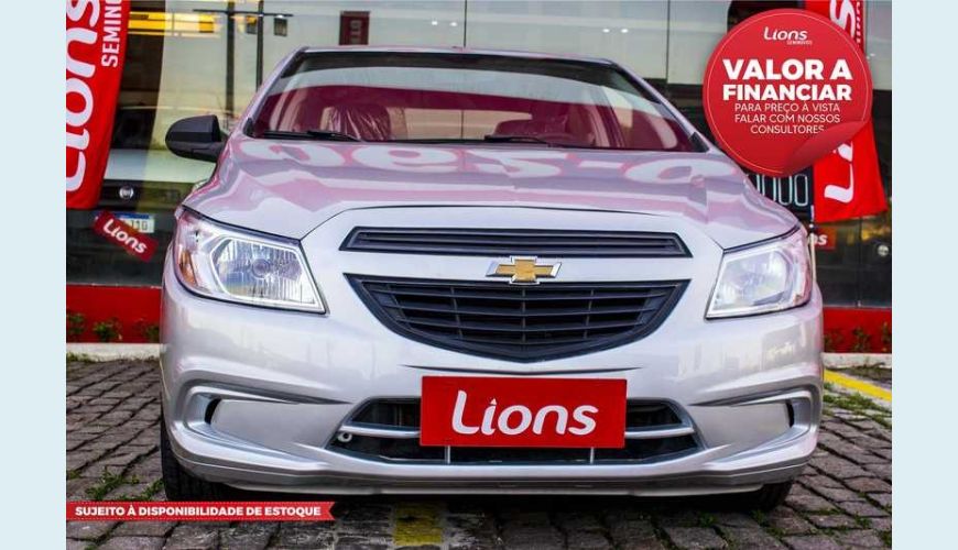 CHEVROLET PRISMA JOY 1.0 FLEX MANUAL 4P - PRATA - 2018 Foto 1 (Grande)
