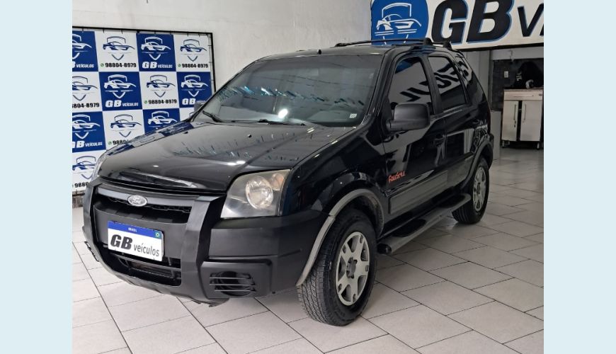 FORD FORD ECOSPORT XLS FREESTYLE 1.6 FLEX 8V MANUAL 4P - PRETO - 2007 Foto 1 (Grande)