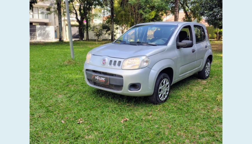 FIAT UNO FLEX MANUAL 4P - PRATA - 2014 Foto 1 (Grande)