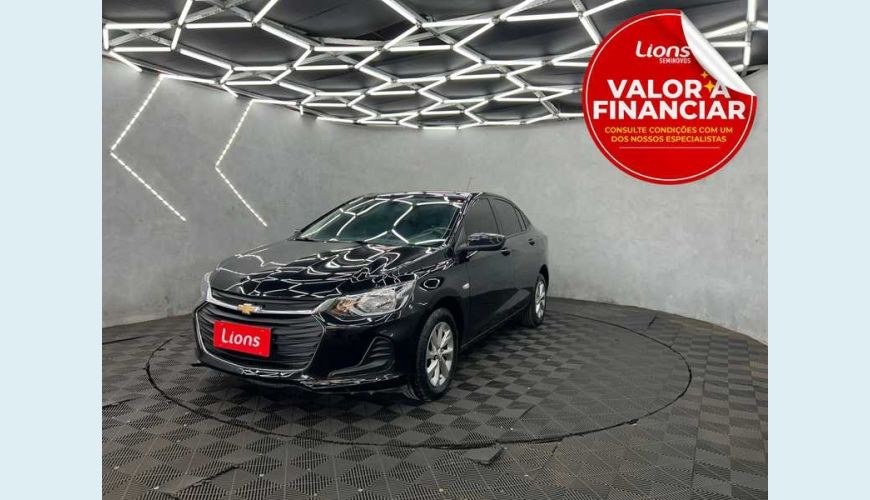 CHEVROLET CHEVROLET ONIX PLUS LT 1.0 FLEX MANUAL 4P - PRETO - 2023 Foto 1 (Grande)