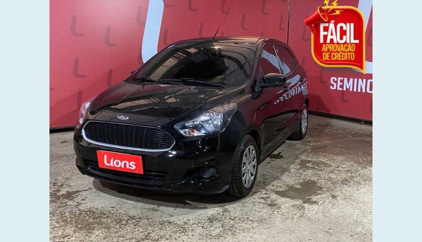 FORD KA SE 1.0 FLEX MANUAL 4P - PRETO - 2018 Foto 1 (Grande)