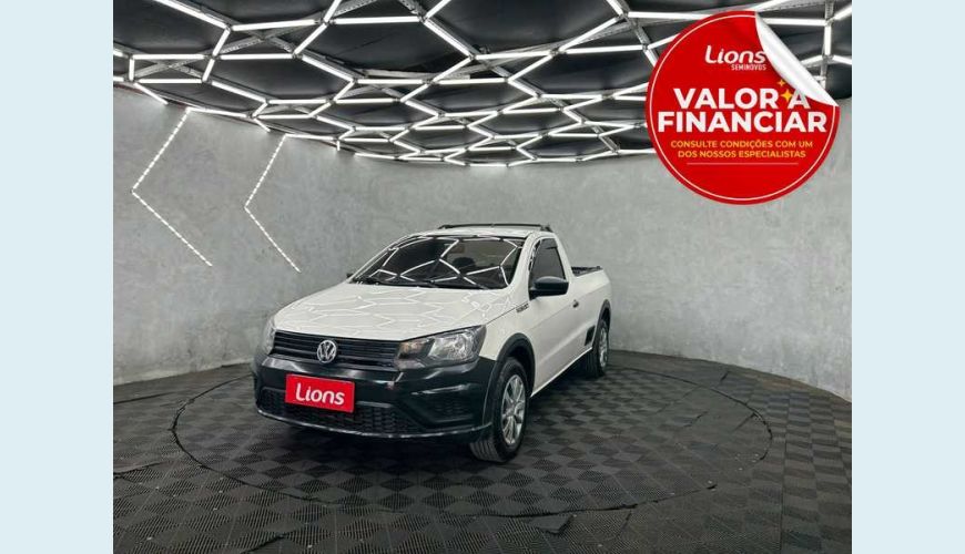 VOLKSWAGEN SAVEIRO ROBUST 1.6 MSI CS FLEX - BRANCO - 2020 Foto 1 (Grande)