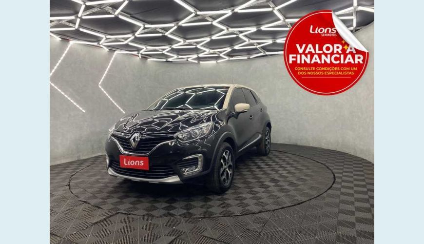 RENAULT RENAULT CAPTUR INTENSE 2.0 16V FLEX AUT. 4P - PRETO - 2018 Foto 1 (Grande)