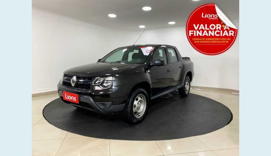 RENAULT RENAULT DUSTER OROCH DYNAMIQUE 1.6 16V FLEX MANUAL 4P - PRETO - 2019 Foto 1 (Grande)