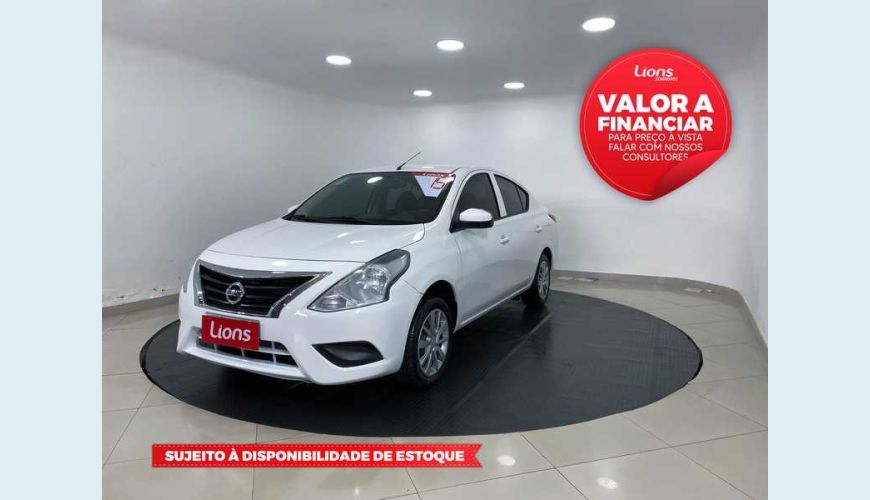 NISSAN NISSAN VERSA 1.0 12V FLEX MANUAL 4P - BRANCO - 2019 Foto 1 (Grande)