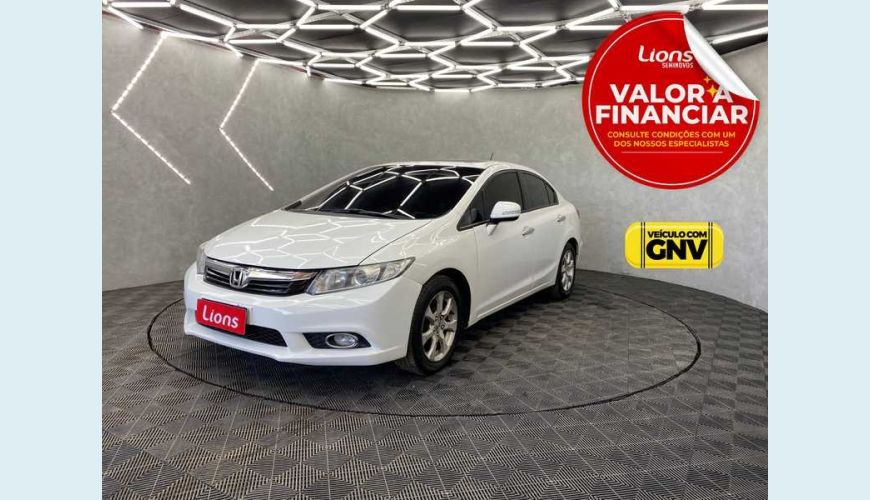 HONDA HONDA CIVIC EXR 2.0 I-VTEC FLEX AUT. 4P - BRANCO - 2014 Foto 1 (Grande)