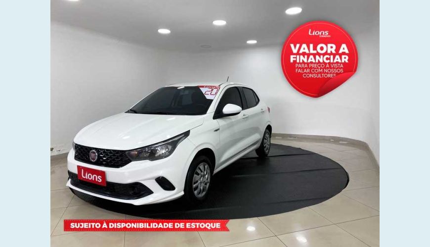 FIAT ARGO DRIVE FIREFLY 1.0 FLEX MANUAL 4P - BRANCO - 2020 Foto 1 (Grande)