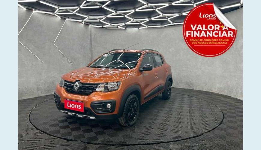 RENAULT RENAULT KWID OUTSIDER 1.0 12V SCE FLEX MANUAL 4P - LARANJA - 2022 Foto 1 (Grande)