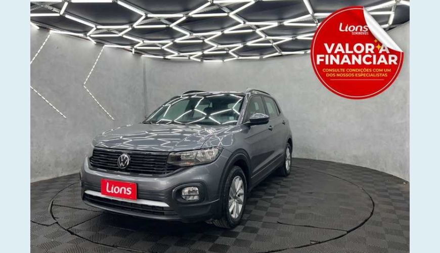 VOLKSWAGEN T-CROSS 1.0 TSI 12V FLEX AUT. 4P - CINZA - 2023 Foto 1 (Grande)