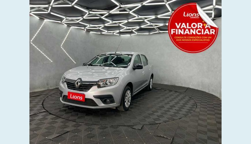 RENAULT RENAULT LOGAN ZEN 1.0 12V FLEX MANUAL 4P - PRATA - 2023 Foto 1 (Grande)