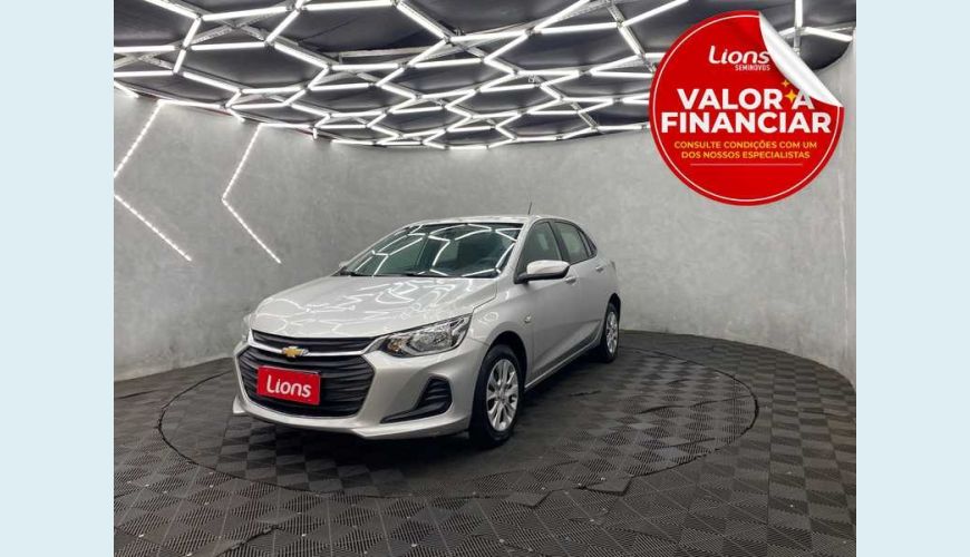 CHEVROLET CHEVROLET ONIX LT 1.0 FLEX MANUAL 4P - PRATA - 2020 Foto 1 (Grande)