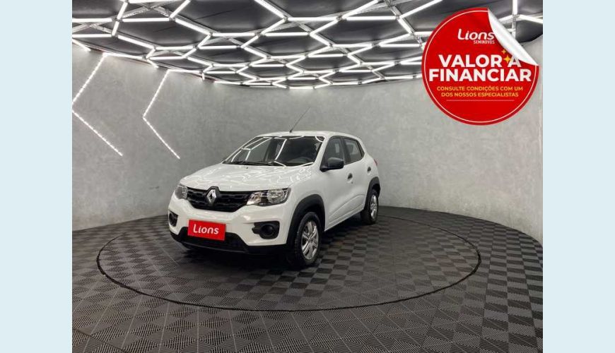 RENAULT RENAULT KWID ZEN 1.0 12V FLEX MANUAL 4P - BRANCO - 2020 Foto 1 (Grande)