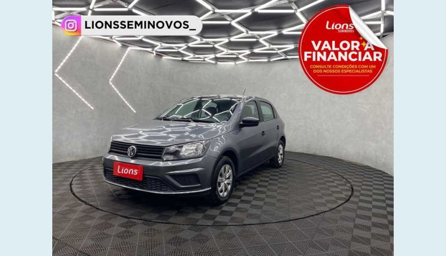 VOLKSWAGEN VOLKSWAGEN GOL 1.0 12V FLEX MANUAL 4P - CINZA - 2022 Foto 1 (Grande)