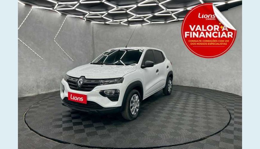RENAULT RENAULT KWID ZEN 1.0 12V SCE FLEX MANUAL 4P - BRANCO - 2024 Foto 1 (Grande)