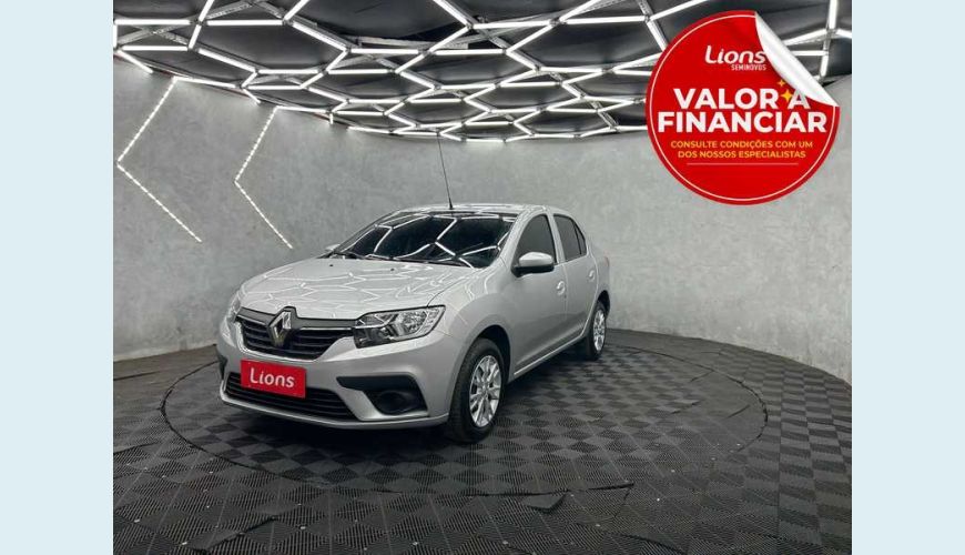 RENAULT RENAULT LOGAN ZEN 1.0 12V FLEX MANUAL 4P - PRATA - 2022 Foto 1 (Grande)