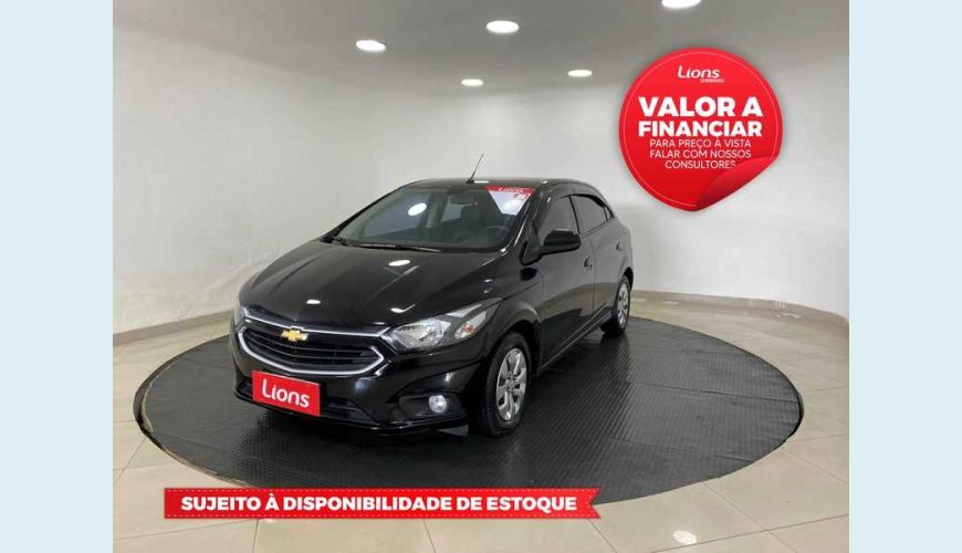 CHEVROLET ONIX LT SPE/4 1.0 FLEX MANUAL 4P - PRETO - 2019 Foto 1 (Grande)