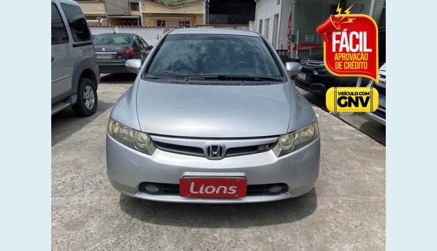 HONDA CIVIC NEW SI 2.0 16V MANUAL 4P - PRATA - 2008 Foto 1 (Grande)