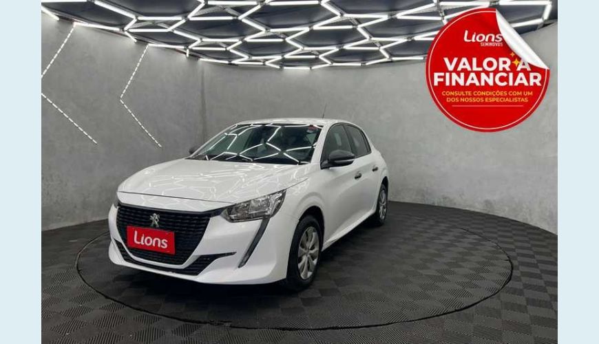 PEUGEOT PEUGEOT 208 LIKE 1.0 FLEX MANUAL 4P - BRANCO - 2023 Foto 1 (Grande)