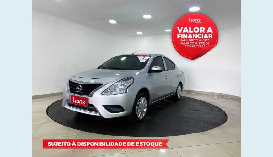 NISSAN NISSAN VERSA 1.0 12V FLEX MANUAL 4P - PRATA - 2019 Foto 1 (Grande)