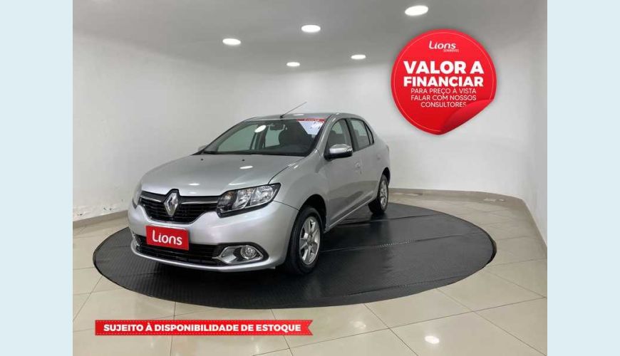 RENAULT LOGAN EXPRESSION 1.6 8V FLEX AUT. 4P - PRATA - 2017 Foto 1 (Grande)