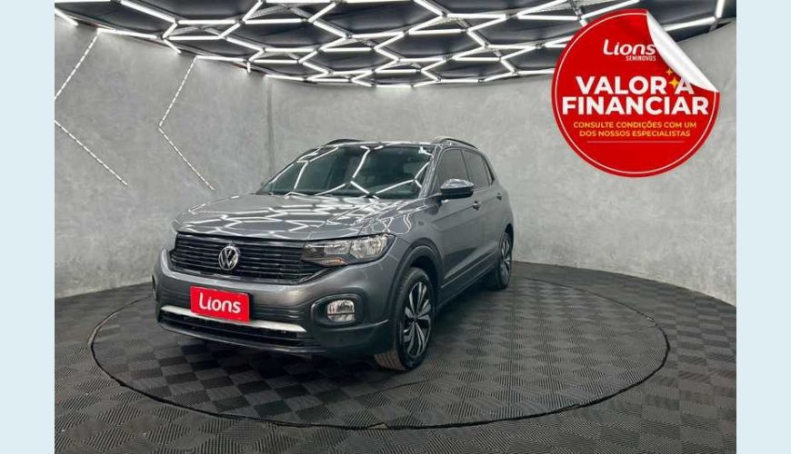VOLKSWAGEN VOLKSWAGEN T-CROSS 1.0 TSI 12V FLEX AUT. 4P - CINZA - 2024 Foto 1 (Grande)