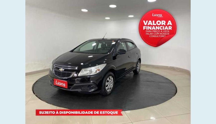 CHEVROLET CHEVROLET ONIX LT SPE 1.0 FLEX MANUAL 4P - PRETO - 2014 Foto 1 (Grande)