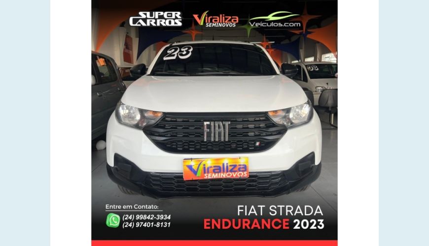 FIAT STRADA FLEX MANUAL 2P - BRANCO - 2023 Foto 1 (Grande)