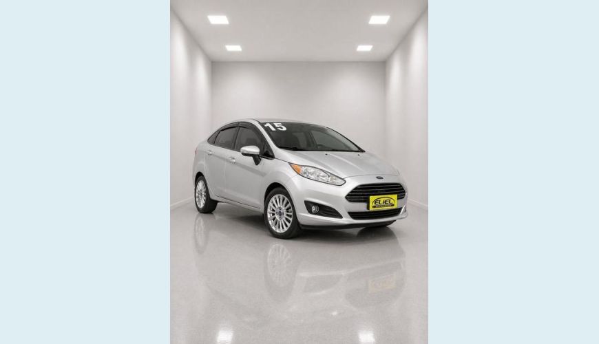 FORD FIESTA SD 1.6 FLEX AUT. 4P - PRATA - 2015 Foto 1 (Grande)