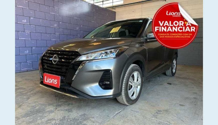 NISSAN KICKS ACTIVE 1.6 FLEX AUT. 4P - CINZA - 2024 Foto 1 (Grande)