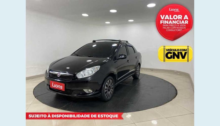 FIAT GRAND SIENA ESSENCE 1.6 16V FLEX MANUAL 4P - PRETO - 2014 Foto 1 (Grande)