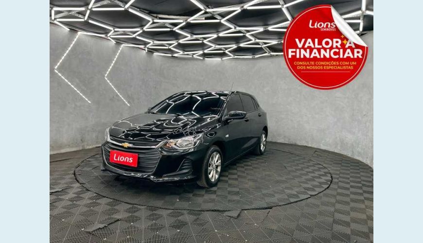 CHEVROLET ONIX LT 1.0 FLEX MANUAL 4P - PRETO - 2023 Foto 1 (Grande)