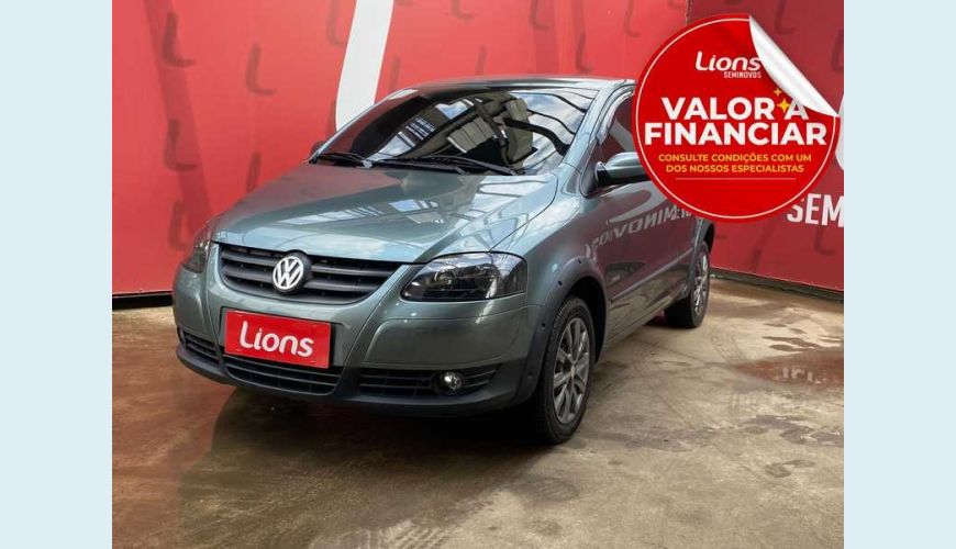 VOLKSWAGEN FOX CITY 1.0 8V FLEX MANUAL 4P - CINZA - 2009 Foto 1 (Grande)