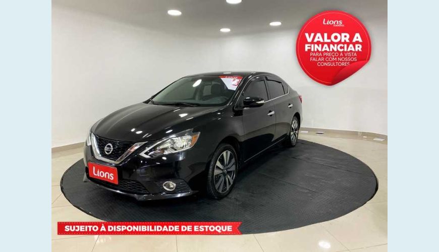 NISSAN SENTRA SV 2.0 16V FLEX AUT. 4P - PRETO - 2019 Foto 1 (Grande)