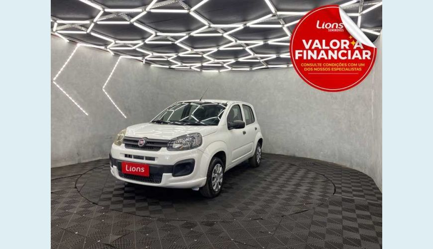 FIAT UNO ATTRACTIVE 1.0 FLEX MANUAL 4P - BRANCO - 2021 Foto 1 (Grande)