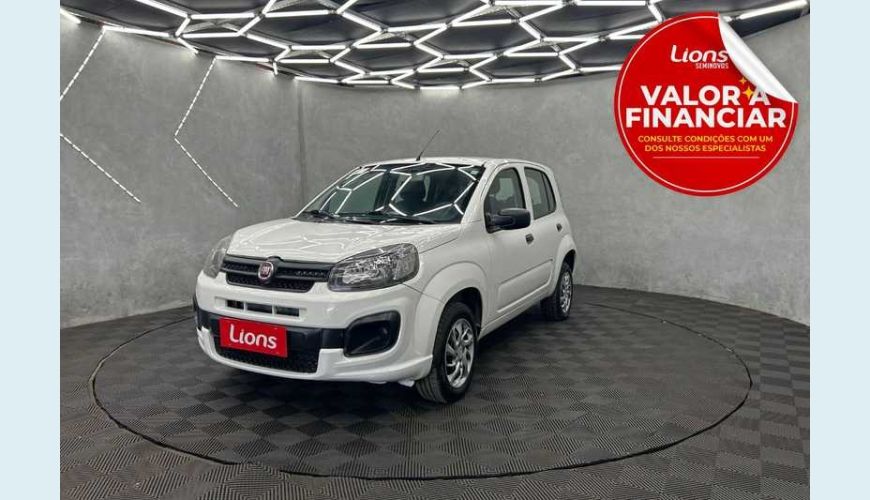 FIAT UNO ATTRACTIVE 1.0 FLEX MANUAL 4P - BRANCO - 2021 Foto 1 (Grande)