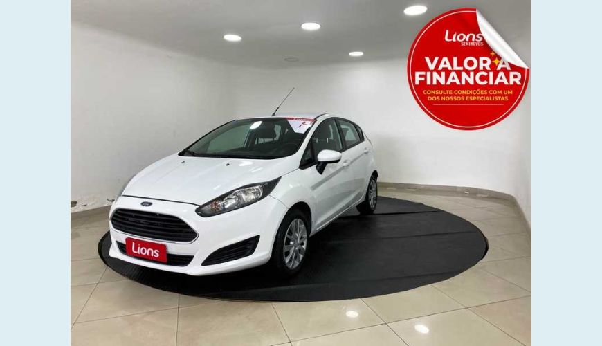 FORD FIESTA S 1.5 16V FLEX MANUAL 4P - BRANCO - 2014 Foto 1 (Grande)
