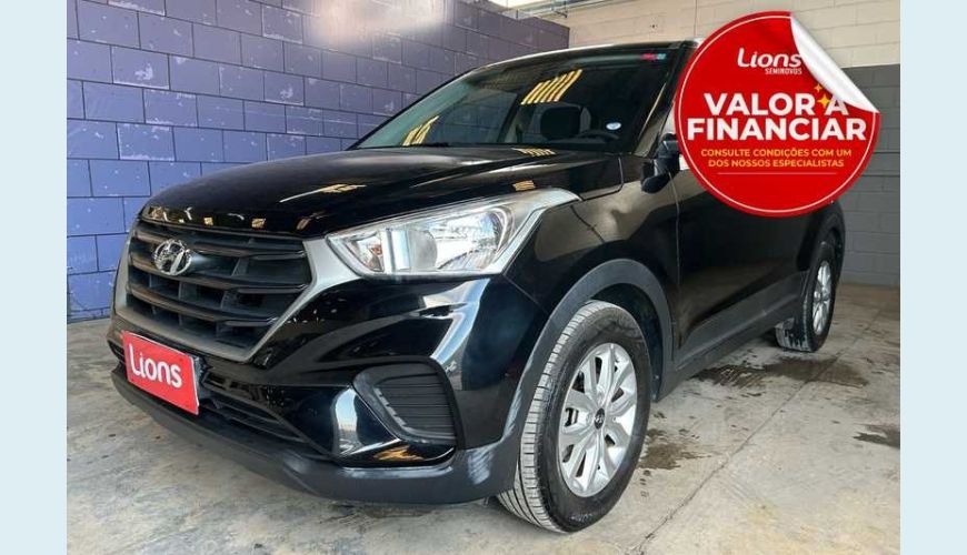 HYUNDAI CRETA ACTION 1.6 FLEX AUT. 4P - PRETO - 2022 Foto 1 (Grande)