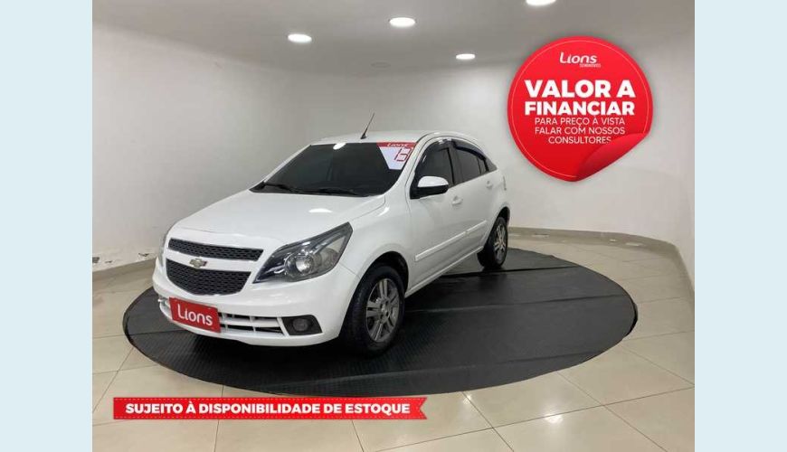 CHEVROLET AGILE LTZ 1.4 8V FLEX MANUAL 4P - BRANCO - 2013 Foto 1 (Grande)