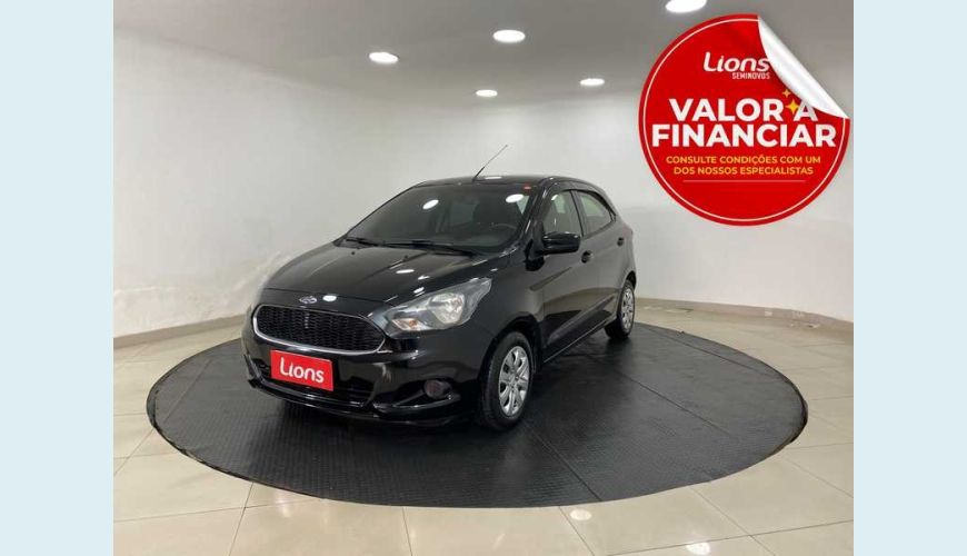 FORD KA SE PLUS 1.5 16V FLEX MANUAL 4P - PRETO - 2016 Foto 1 (Grande)