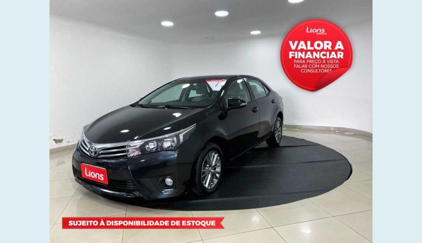 TOYOTA COROLLA XEI 2.0 FLEX AUT. 4P - PRETO - 2017 Foto 1 (Grande)