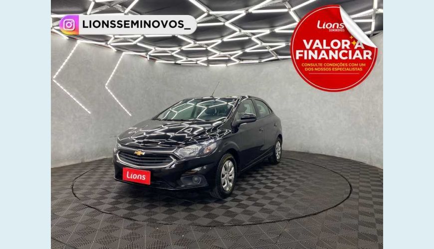 CHEVROLET ONIX LT 1.0 FLEX MANUAL 4P - PRETO - 2019 Foto 1 (Grande)
